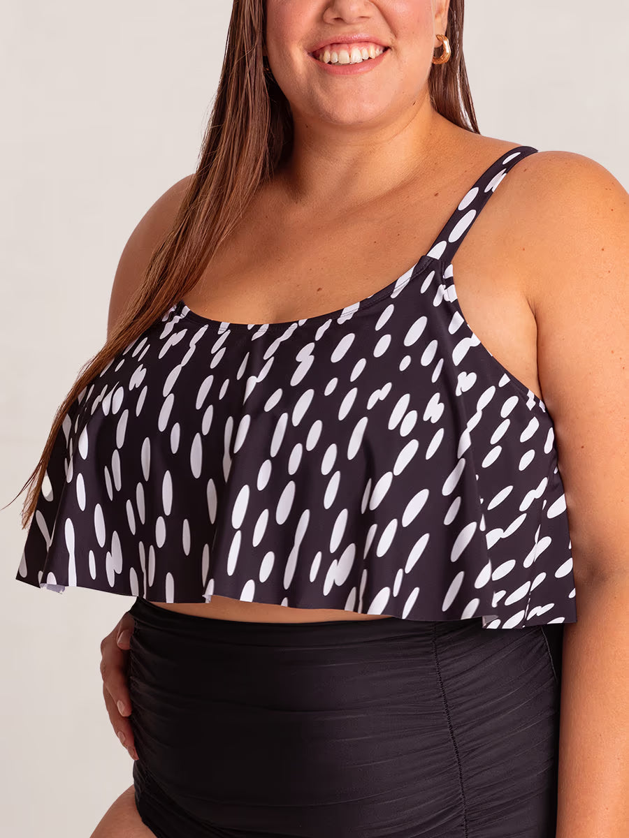 Bundle Honeyglowlove Essentials - 1 Bikini Bottom + 1 Ruffled Bikini Top